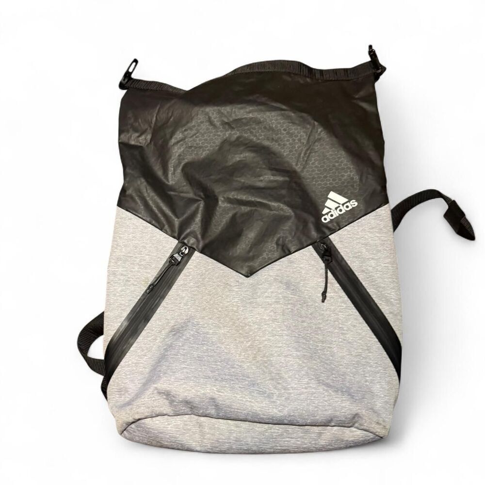 Adidas Sport ID Pack Sackpack grey and black athletic gym bag